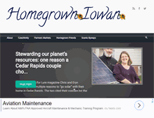 Tablet Screenshot of homegrowniowan.com